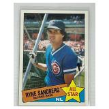 EARLY CARD 1985 TOPPS HOF RYNE SANDBE