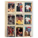 SHEET OF 9 STAR ROOKIE BASKETBALL CA
