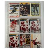 SHEET OF 9 FEDEROV/RECCHI CARDS