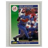 1992 SCORE DON MATTINGLY CARD