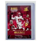 Brock Purdy 2022 Gold Lightning rookie c