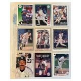 SHEET OF 9 DON MATTINGLY CARDS
