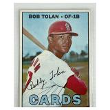 2ND YR CARD 1967 TOPPS BOB TOLAN