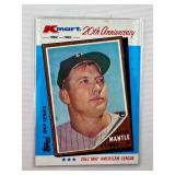 1982 TOPPS/KMART HOF MICKEY MANTLE CA
