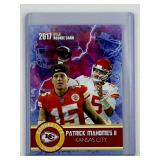 Patrick Mahomes 2017 Rookie Gems Gold ro