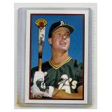 1989 BOWMAN PREMIER MARK MCGWIRE CARD