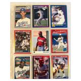 SHEET OF 9 STAR ROOKIE CARDS