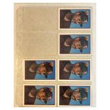 SHEET OF 6 1989 BOWMAN ROOKIE SANDY