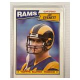 ROOKIE CARD 1987 TOPPS JIM EVERETT