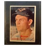 1957 Topps Baseball #194 Hal Brown MT