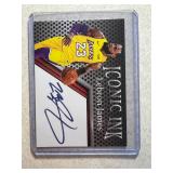 LEBRON JAMES ICONIC INK PRINTED AUTO