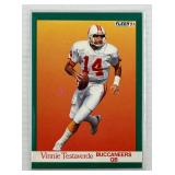 1991 FLEER VINNY TESTAVERDE CARD