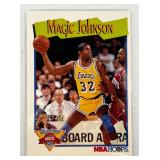 1991 NBA HOOPS HOF MAGIC JOHNSON CARD