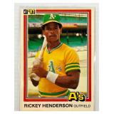 2ND YR CARD 1981 DONRUSS HOF RICKEY HEND