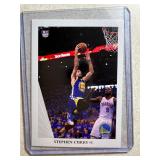 STEPHEN CURRY 1992 BOWMAN STYLE PROMO ROOKIE CAR