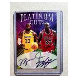 MICHAEL JORDAN LEBRON JAMES PLATINUM CUTS PRINTE