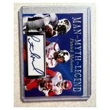 PATRICK MAHOMES MAN MYTH LEGEND PRINTED AUTO