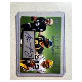 AARON RODGERS MAN MYTH LEGEND PRINTED AUTO