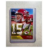 PATRICK MAHOMES 2017 NFL DRAFT ROOKIE CARD PRINT