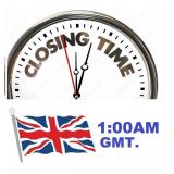 UK, LONDON - AUCTION CLOSING TIME - 1:00AM (11-2