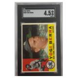 1960 Yogi Berra Topps SGC 4.5 1960 Yogi Berra Topps SGC 4.5