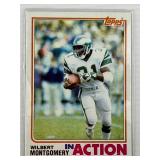 1982 TOPPS WILBERT MONTGOMERY CARD