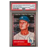 2022 Topps Platinum Don Drysdale Gold PSA 10