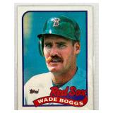 1989 TOPPS HOF WADE BOGGS CARD