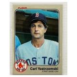 1983 FLEER HOF CARL YASTRZEMSKI CARD