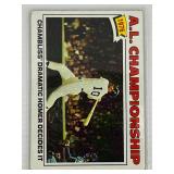 1977 TOPPS CHAMBLISS DECIDES IT CARD 1977 TOPPS CHAMBLISS DECIDES IT CARD