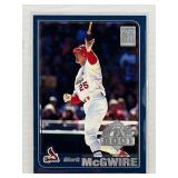 2001 OPENING DAY TOPPS MARK MCGWIRE CARD