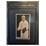1912 Lewis Boston Nat Tobacco Card Yellow - Rare 1912 Lewis Boston Nat Tobacco Card Yellow - Rare