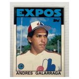ROOKIE CARD 1986 TOPPS TRADED ANDRES GAL