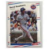 1988 FLEER DARRYL STRAWBERRY CARD