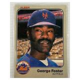1983 FLEER GEORGE FOSTER CARD