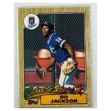 ROOKIE CARD 1987 TOPPS BO JACKSON