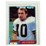 1981 TOPPS HOF JAN STENERUD CARD
