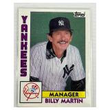 1984 TOPPS BILLY MARTIN CARD