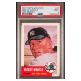 1991 Mickey Mantle Topps Archive1953 Reprint PSA 9 1991 Mickey Mantle Topps Archive1953 Reprint PSA 9