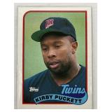 1989 TOPPS HOF KIRBY PUCKETT CARD