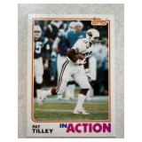 1982 TOPPS PAT TILLEY CARD