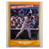 1988 SCORE PREMIER DON MATTINGLY CARD