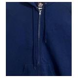 USA Olympic Zip-Up Hoodie Sweater- Size L/ Navy