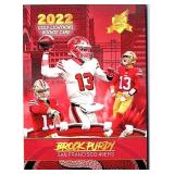 Brock Purdy 2022 Gold Lightning rookie c