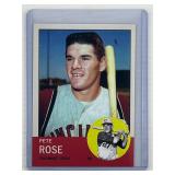 Pete Rose 1963 Topps style baseball card