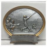 Vintage Baseball Player Wall Art Plaque 6inches