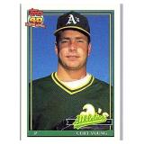 1991 Topps #473 Curt Young