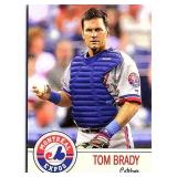 Tom Brady 1995 MLB Draft promo card