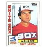 1984 TOPPS HOF TONY LARUSSA CARD