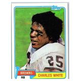 ROOKIE CARD 1981 TOPPS CHARLES WHITE
